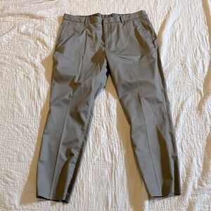 Bonobos Weekday Warrior Dress Pants; 38 x30; Athletic Fit; Gray